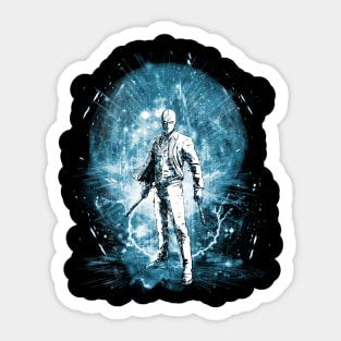 Cool avatar of the moon Sticker